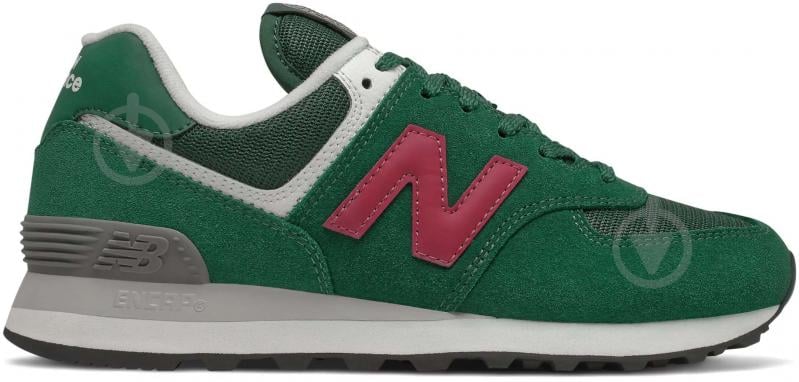 Кроссовки женские демисезонные New Balance WL574HF2 р.39 зеленые - фото 1