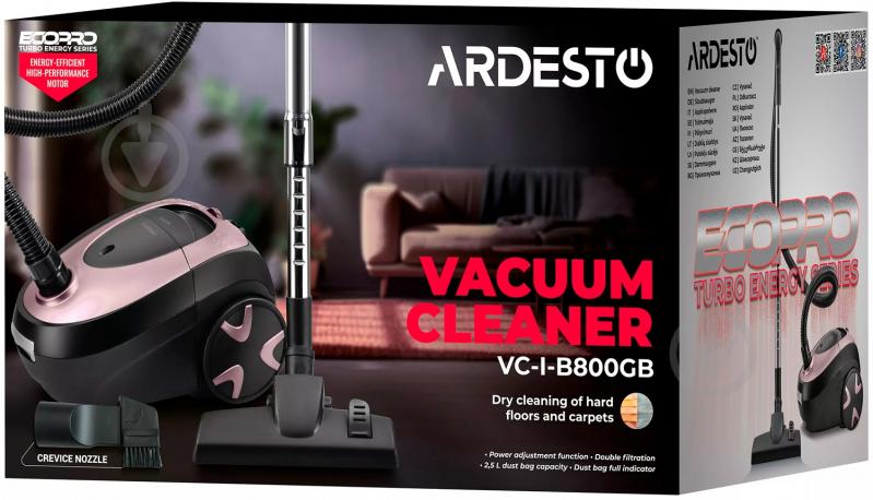 Пылесос Ardesto VC-I-B800GB black - фото 18 Пылесос Ardesto VC-I-B800GB black - фото 18