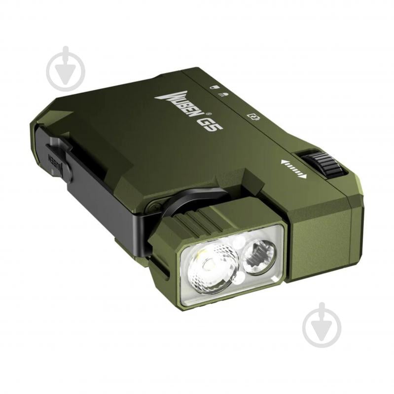Ліхтарик кишеньковий Wuben G5, 82 м, 65 год, RGB на 7 кольорів, магніт, 450 мА·г, EDC, ультракомпактний Зелений 400 Lm - фото 4 Ліхтарик кишеньковий Wuben G5, 82 м, 65 год, RGB на 7 кольорів, магніт, 450 мА·г, EDC, ультракомпактний Зелений 400 Lm - фото 4