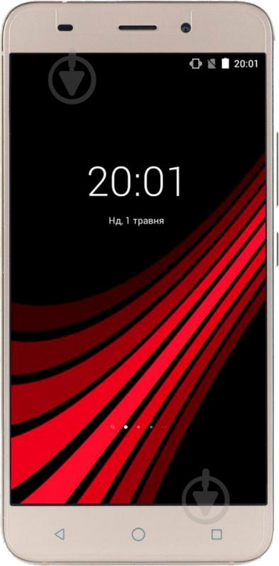 Смартфон Ergo A556 Blaze Dual Sim 1/8GB gold - фото 1