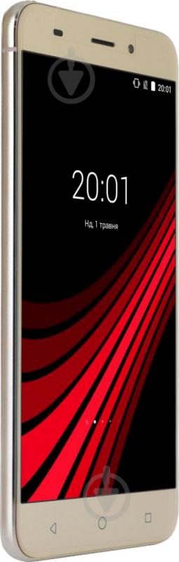 Смартфон Ergo A556 Blaze Dual Sim 1/8GB gold - фото 3