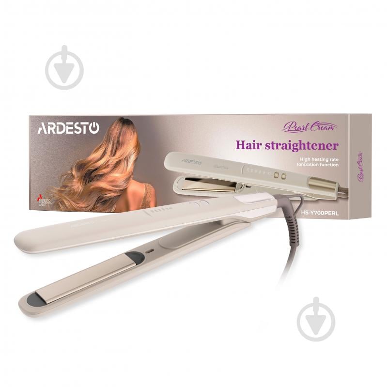 Выпрямитель для волос Ardesto Pearl Cream HS-Y700PERL - фото 10 Выпрямитель для волос Ardesto Pearl Cream HS-Y700PERL - фото 10