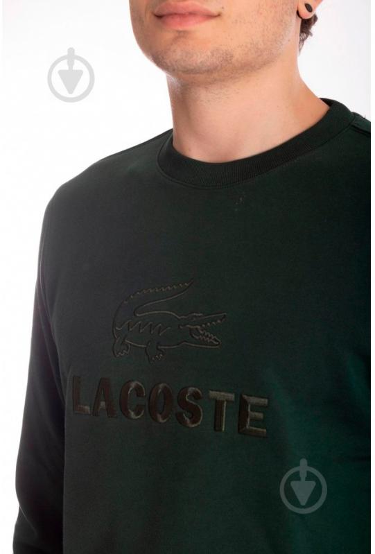 Свитшот Lacoste SH8546 SH8546YZP р. 6 зеленый - фото 10