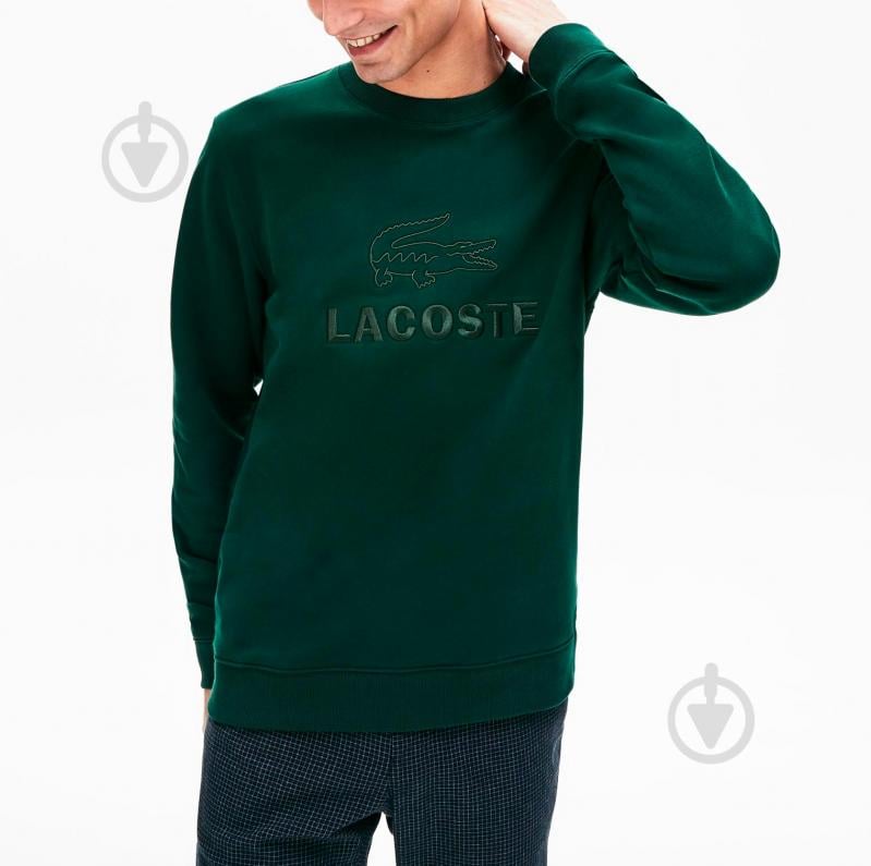 Свитшот Lacoste SH8546 SH8546YZP р.2XL зеленый - фото 2 Свитшот Lacoste SH8546 SH8546YZP р.2XL зеленый - фото 2