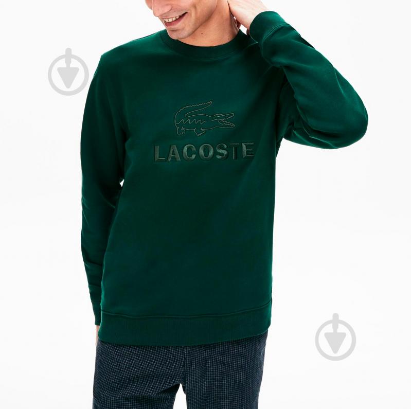 Свитшот Lacoste SH8546 SH8546YZP р.3XL зеленый - фото 2 Свитшот Lacoste SH8546 SH8546YZP р.3XL зеленый - фото 2