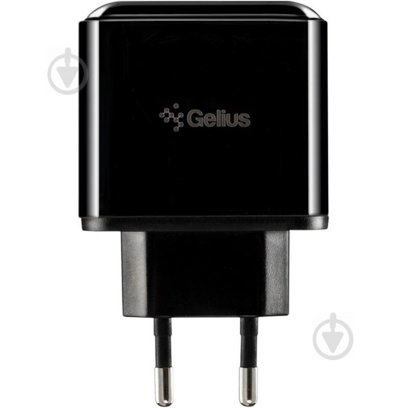 Зарядний пристрій Gelius Pro Zion QC3.0 PD2.0 18W з дисплеєм / 1USB Type-C (3A) Black (2099900823060) - фото 5