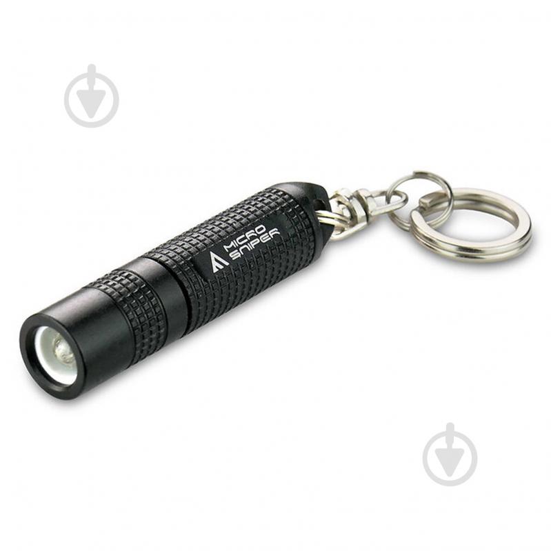 Брелок-фонарик Mactronic Micro Sniper 13 Lm [019] Black MKC0011 - фото 1