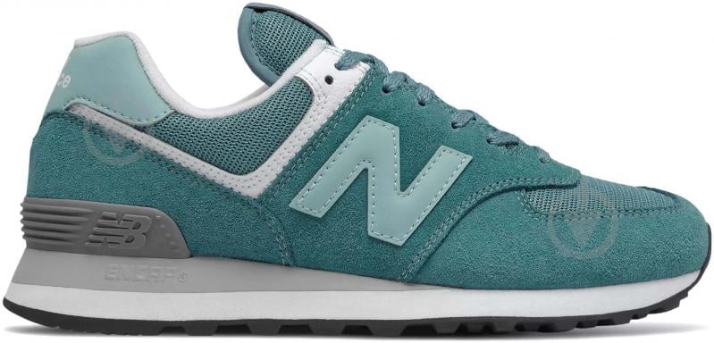 Кроссовки женские демисезонные New Balance WL574HC2 р.37 бирюзовые - фото 1