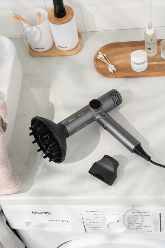 Фен Ardesto Stein HD-Y1000ST Серый - фото 16