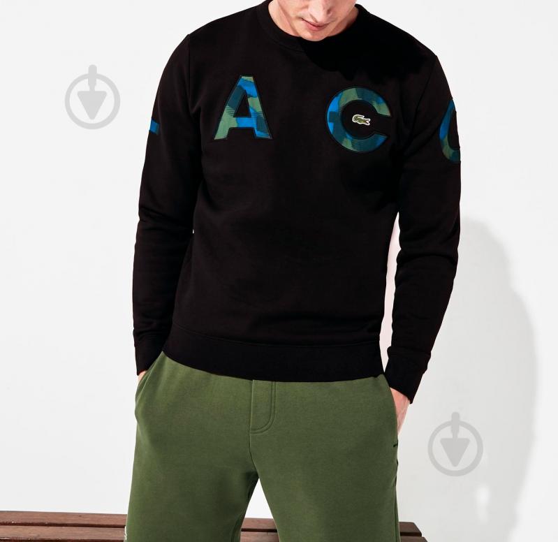 Свитшот Lacoste SH8635 SH86354U5 р.2XL черный - фото 2