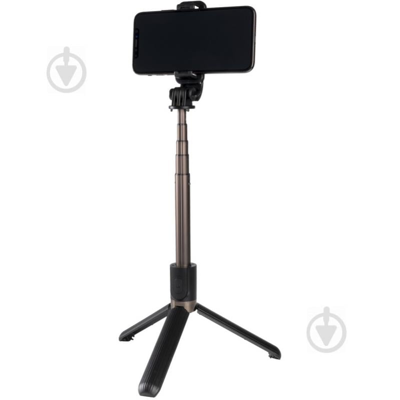 Селфі-монопод Gelius Pro Selfie Stick Tripod black GP-SS002 - фото 1