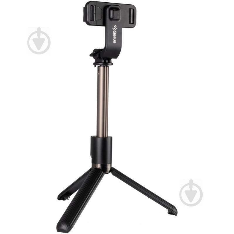 Селфі-монопод Gelius Pro Selfie Stick Tripod black GP-SS002 - фото 2