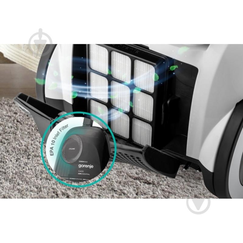 Пылесос Gorenje VC2201G4AEW black - фото 7