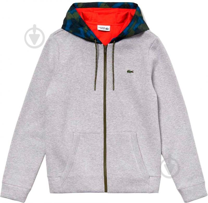 Джемпер Lacoste SH8594 SH85944HV р.XS сірий - фото 1 Джемпер Lacoste SH8594 SH85944HV р.XS сірий - фото 1