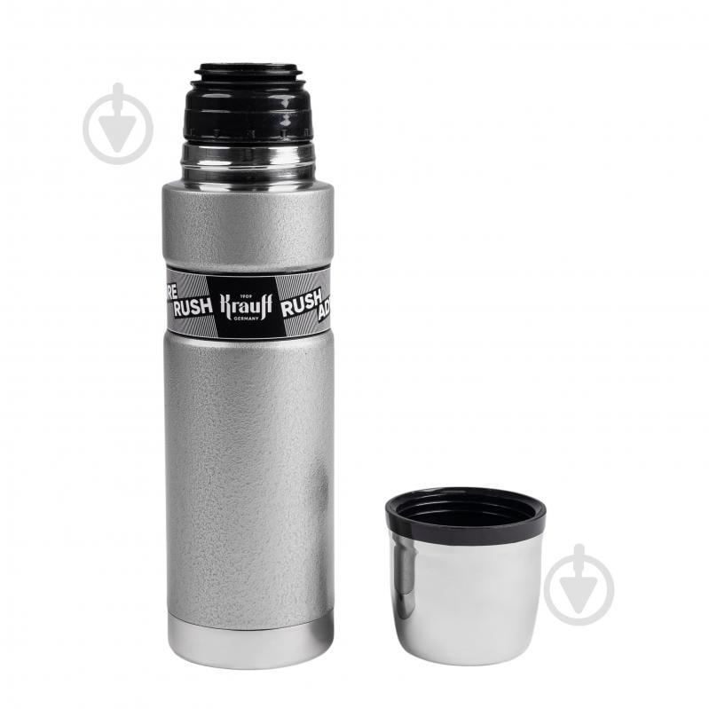 Термос Krauff Scout Skills 800 мл Grey 26-203-105 - фото 2