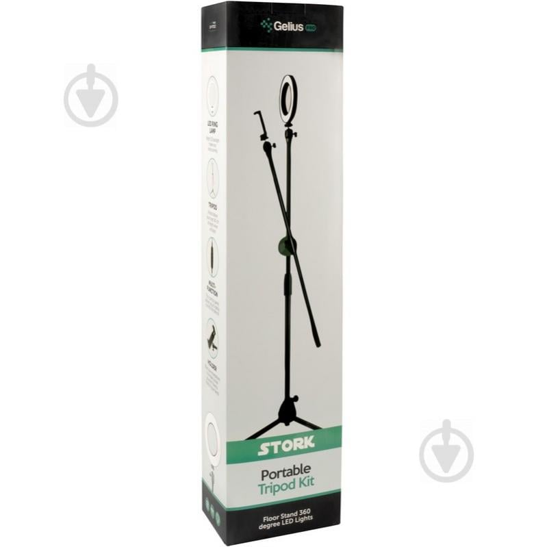 Комплект блогера Gelius Pro Portable Tripod Kit LED Stork GP-PT-002 - фото 9