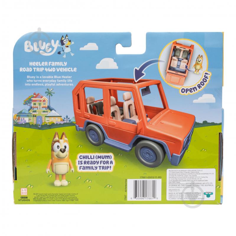 Іграшка Bluey Сімейне авто 125385 - фото 4