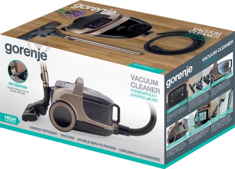 Пылесос Gorenje VCE08GAPGOCY brown - фото 41 Пылесос Gorenje VCE08GAPGOCY brown - фото 41