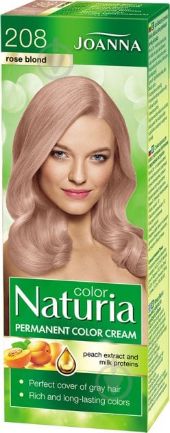 Фарба для волосся Joanna Naturia Color Color Naturia 208 рожевий блонд 100 мл - фото 1