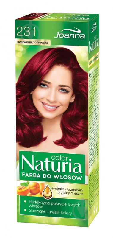 Фарба для волосся Joanna Naturia Color Color Naturia 231 червона смородина 100 мл - фото 1