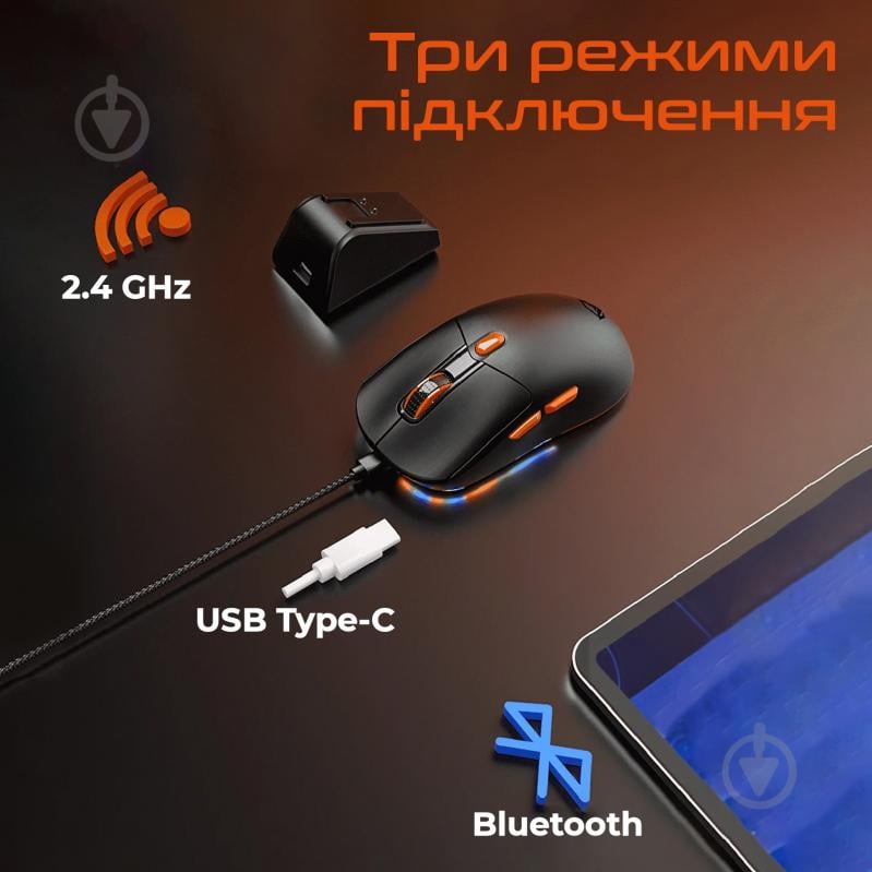 Игровая мышь Meetion GW38 White (MT-GW38-B) - фото 3