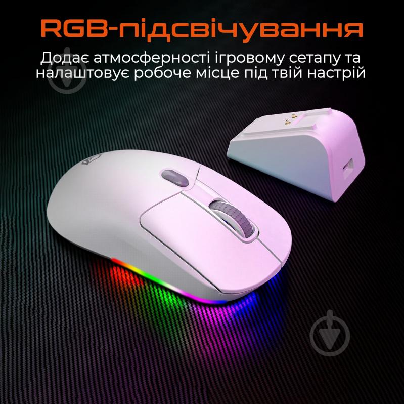 Игровая мышь Meetion GW38 White (MT-GW38-B) - фото 4