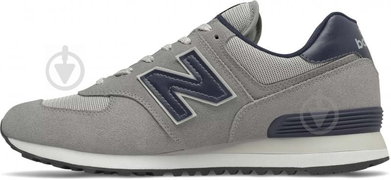 Кросівки чоловічі New Balance ML574BE2 р.44,5 світло-сірі - фото 2