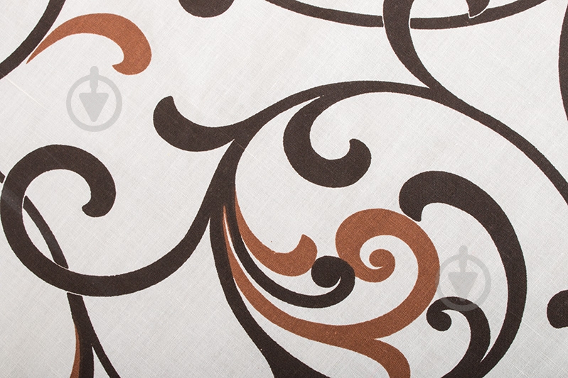 Скатерть Тирамису Ø 140 см коричневый Теамо - фото 2 Скатерть Тирамису Ø 140 см коричневый Теамо - фото 2