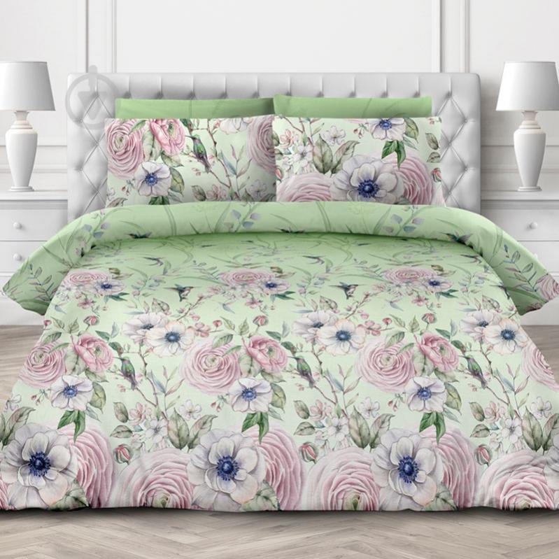 Комплект постельного белья 2.0 Коллибри розовый Ecotton - фото 1 Комплект постельного белья 2.0 Коллибри розовый Ecotton - фото 1