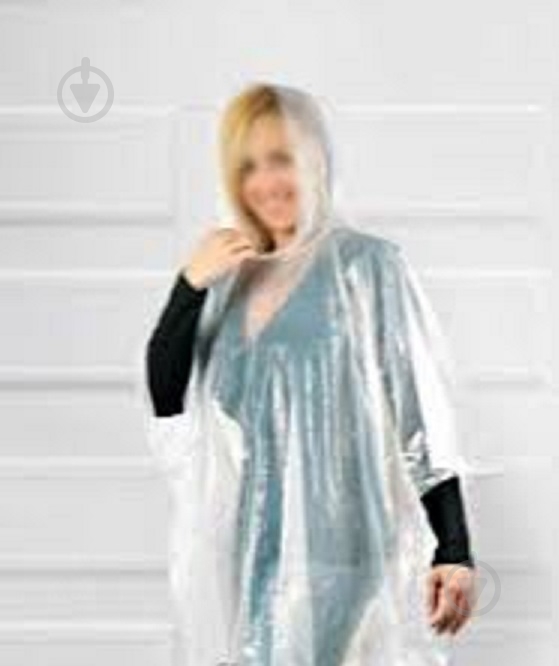 Плащ-дощовик р. one size зріст універсальний блакитний - фото 2 Плащ-дощовик р. one size зріст універсальний блакитний - фото 2