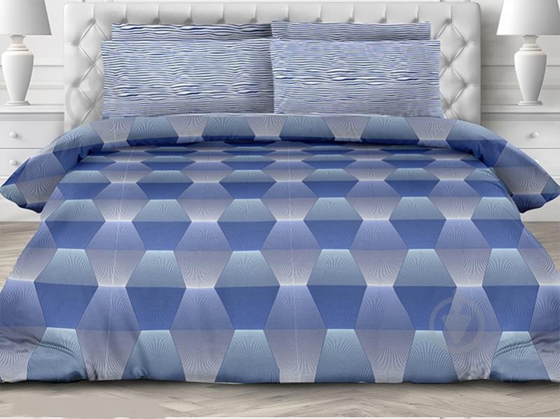 Комплект постельного белья 2.0 синий Ecotton - фото 1