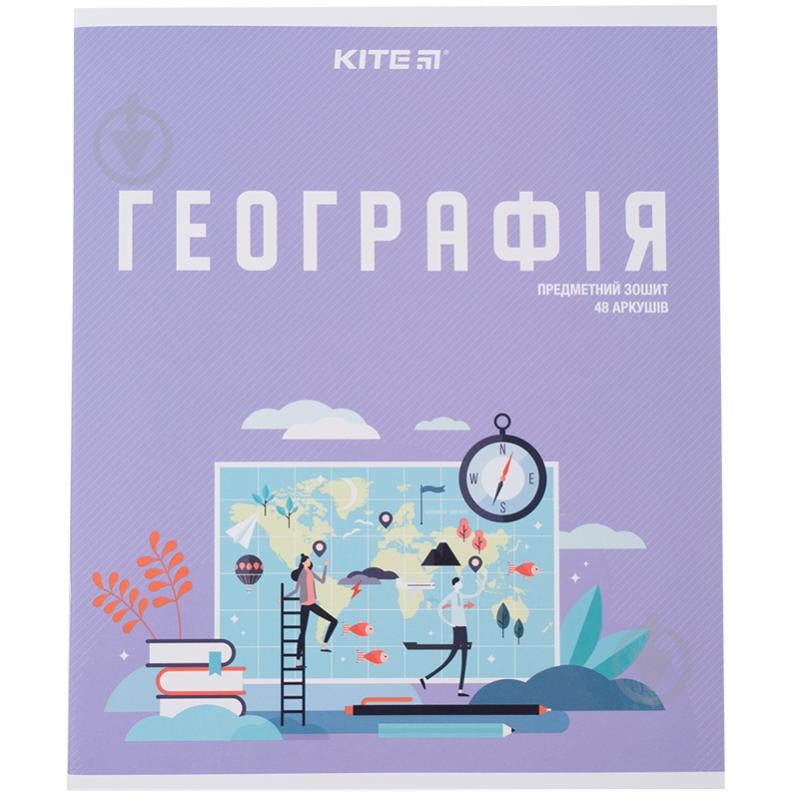 Тетрадь школьная География 48 лист. клетка K23-240-29 KITE - фото 1