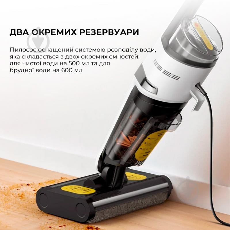 Пылесос моющий Deerma DEM-VX20W white - фото 2