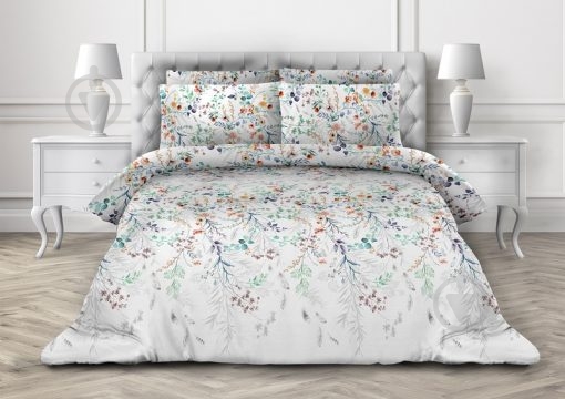 Комплект постельного белья 2.0 Дыхание белый Ecotton - фото 1