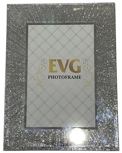 Рамка для фотографии со стеклом EVG FANCY 0021 10x15 см серебряный - фото 1