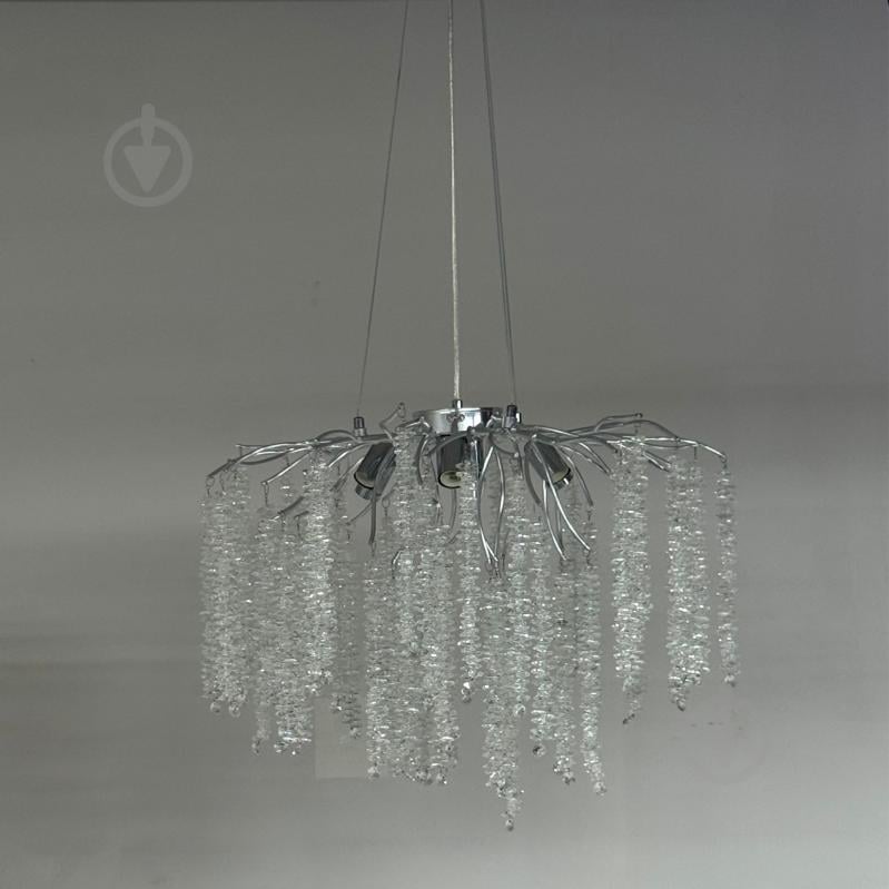 Люстра підвісна Sirius 8x320 Вт G9 алюміній/хром WM-7003 600 - фото 1