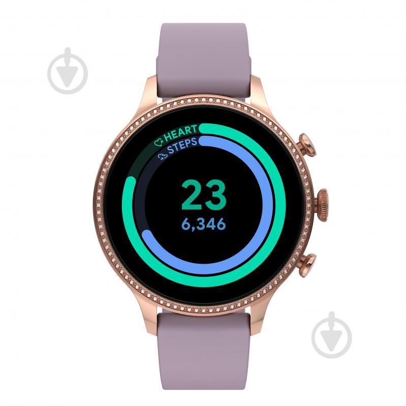 Смарт-годинник Fossil Gen 6 purple silicone (FTW6080) - фото 6