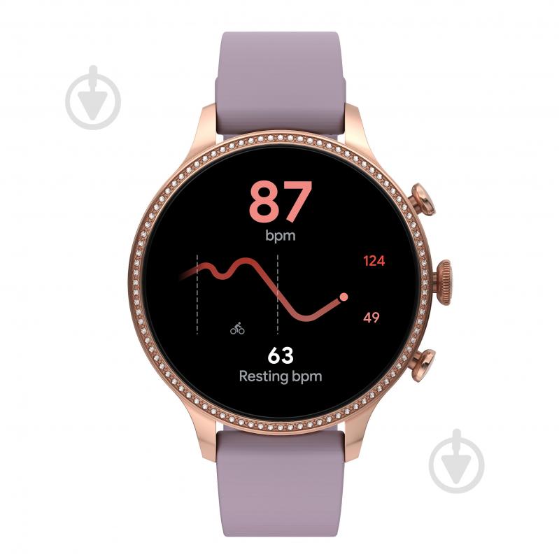 Смарт-годинник Fossil Gen 6 purple silicone (FTW6080) - фото 10