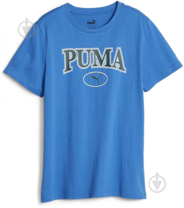 Футболка Puma PUMA SQUAD TEE B 67635247 р.176 синій - фото 1