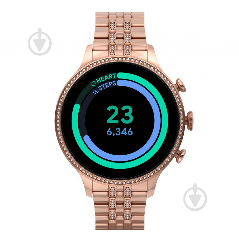 Rose gold fossil sales women's smartwatch