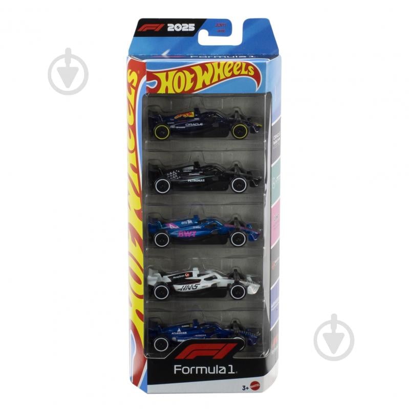 Набор машинок Hot Wheels «Формула 1» 1:64 JLN11 - фото 7 Набор машинок Hot Wheels «Формула 1» 1:64 JLN11 - фото 7