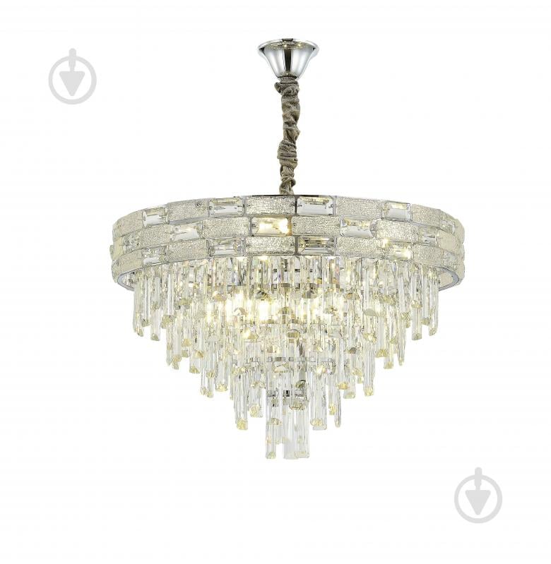 Люстра стельова Sensio Lilya Lux 8xE14 прозорий PA-K8585-600 - фото 1