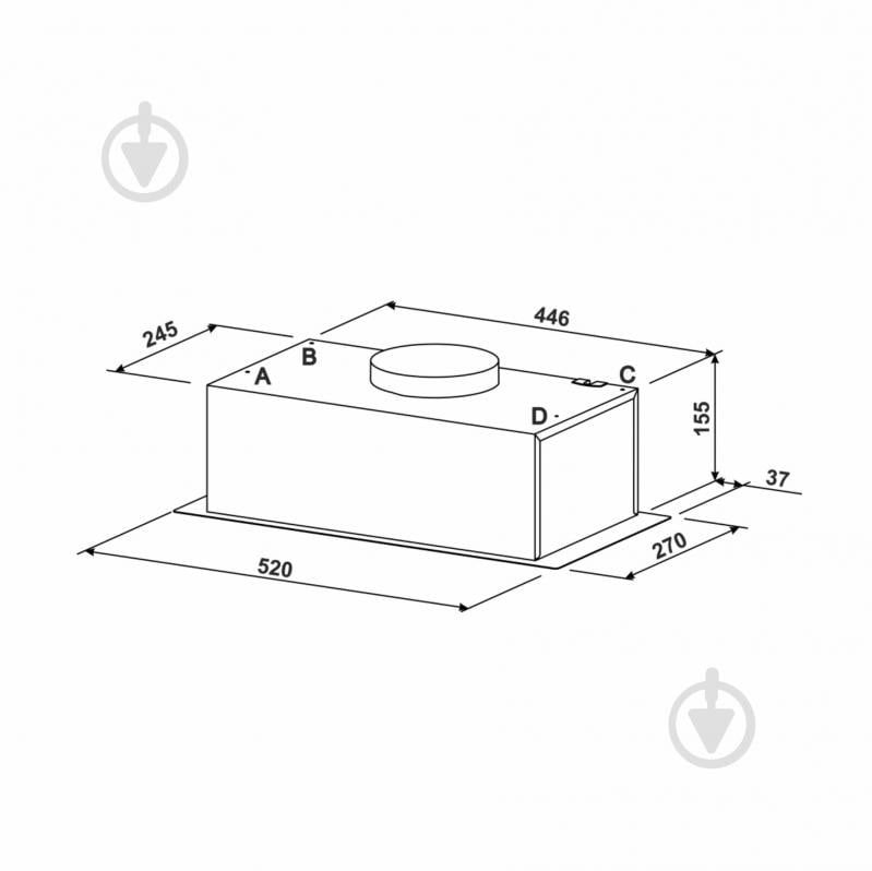 Вытяжка Eleyus INDI 700 LED 52 BL - фото 13