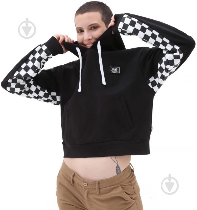 Джемпер Vans BOOM BOOM CHECK IT HOODIE VN00045DBLK р.S чорний - фото 2