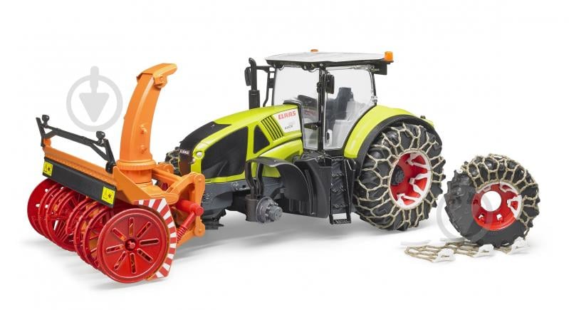 Трактор Bruder Claas Axion 950 для уборки снега 1:16 03017 - фото 6