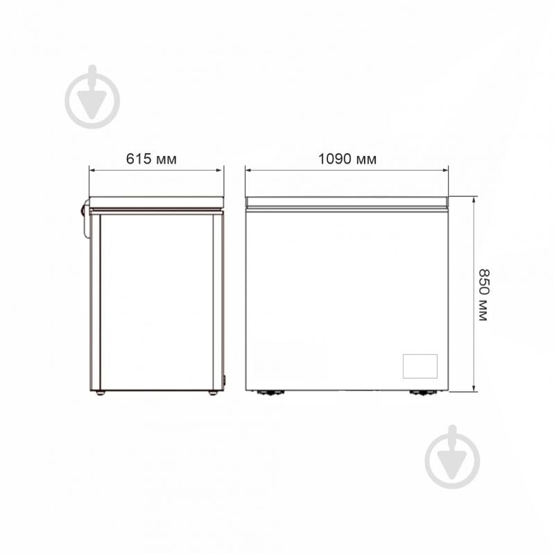 Морозильный ларь Eleyus HFD085M SV300 - фото 4