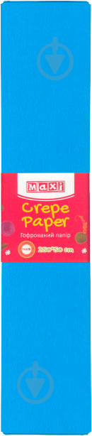 Бумага гофрированная Maxi 100% 50х250 см голубой MX61616-11 - фото 1