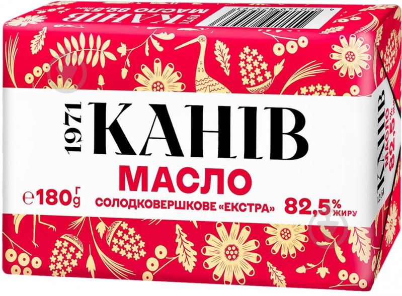 Масло Канів сладкосливочное 82,5% 180 г - фото 1