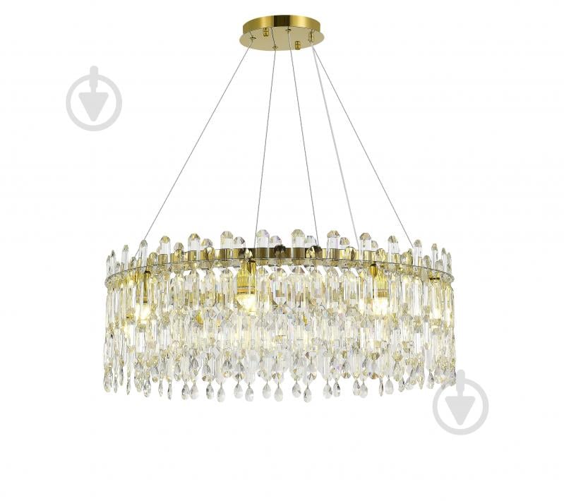 Люстра стельова Sensio Marea 6xE14 золото/кришталь PA-89016-500 - фото 1