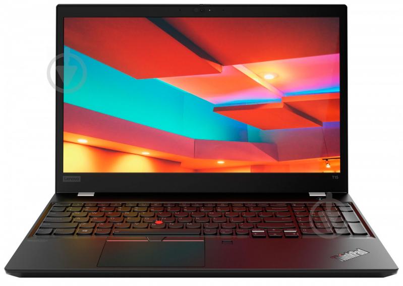 Ноутбук Lenovo ThinkPad T15 Gen 1 15,6" (20S6004YRT) black - фото 1